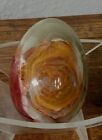 Banded Onyx Egg Carved Stone Natural Polished Agate  Mystic Stone Healing