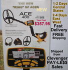 New 2024 Garrett Ace 400 Metal Detector with Extra Items  Fast FREE Shipping
