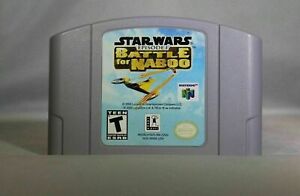 Star Wars Episode 1 Battle for Naboo - Nintendo N64 Game Authentic