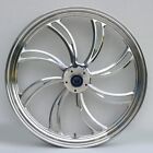Ultima Polished Vortex 21x2.15 Front Dual Disc Wheel For Harley Custom Touring