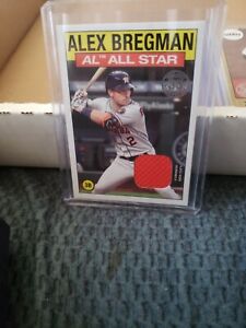 New Listing2021 Topps Series 2 Baseball Alex Bregman 1986 Relic AL All Star Patch