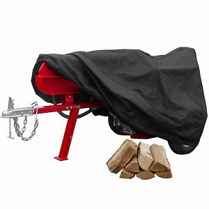 Gas Log Splitter Storage Cover All Weather Protection - Black (65
