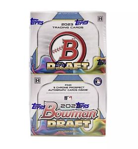2023 Bowman Draft Baseball Super Jumbo Hobby Box Sealed 5 Autos!