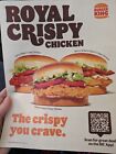 New Listing1 Sheet of BURGER KING Coupons  Expires 6-23-2024 Breakfast Lunch Dinner Savings