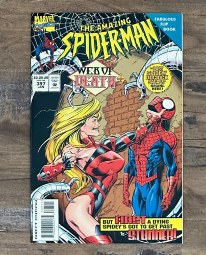 Amazing Spider-Man #397 Marvel 1995 Web of Death ! Flip Book