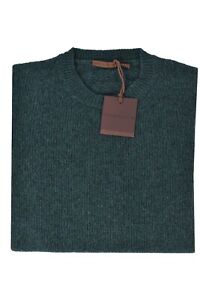 NEW $895 Stile Latino Vincenzo Attolini cashmere sweater EU 50 US 40 M green