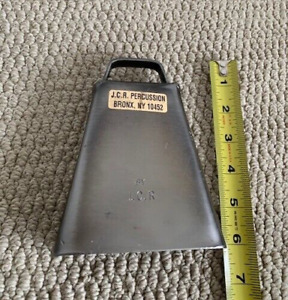 JCR Percussion Cowbell Small CHA CHA Bell Stamped Badge UPC sticker Never Played