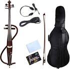 Electric cello 4/4 professional sound 5 String Cello Ebony Parts with bag bow