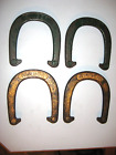4 Vintage RINGER Metal Horseshoes Pitching Throwing Horse Shoes USA 2 1/2 Lb.