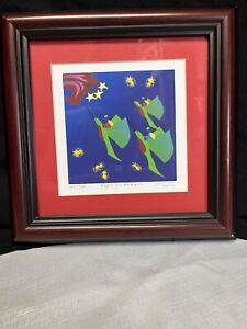 New ListingOriginal Watercolor Painting Hummingbirds Titled “Roxanne 2002” Signed 128/200