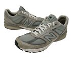 New Balance 990v5 'Made In USA' Grey Mens Running Shoes Size 14 Suede M990GL5