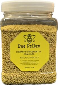 BEE POLLEN 100% Pure Natural Bee Pollen Granules 1 lb FDA Certified