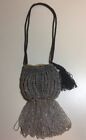 New ListingAntique French Suede Lined Heavily Beaded Purse