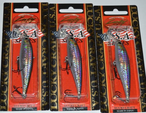 3 lures lucky craft pointer 78sp 3