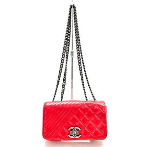 Chanel Shoulder Bag  Reds Leather 3113714