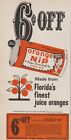 1969 Orange Nip Juice / Drink - Made From Florida's Finest - Coupon - Print Ad