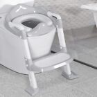 Potty Training Seat with Step Stool Ladder Foldable Toddler Potty Seat for To...