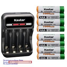 Kastar AAA Ni-MH Battery CMH4 Charger for Sennheiser PXC 350 PXC 450 HDR 170