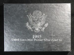 1995 U.S. Mint Premier Silver Proof Set - OGP & COA                  MINT0691/BR