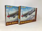 Set of 2 M News North American A-36 A 1/72 Scale Model Kits New in Boxes 141312