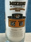 2011 Mizzou Tigers Football Drink Glass 1956 Homecoming vs Kansas  MFA Oil