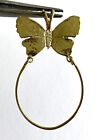 Charm Holder Hanger Butterfly Loop Pendant Display 14K Solid Yellow Gold