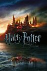 Harry Potter And The Deathly Hallows - Movie Poster (Hogwarts On Fire) (24 X 36)