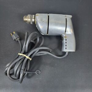 New ListingVintage Craftsman Silver 3/8 Inch Corded Drill 315.7750  TESTED