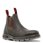 CLEARANCE Redback UBOK Bobcat Claret Oil Kip Dark Brown Soft Toe Work Boots