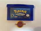 Pokemon Sapphire Version Nintendo Game Boy Advance 2002 Authentic Dry Battery