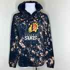 Nike NBA Phoenix Suns Hoodie SMALL Mens Unisex Bleached Graphic Pullover Casual