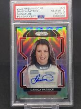 2022 Panini Prizm Nascar #75 Danica Patrick Silver Autograph Auto PSA DNA 10/10!