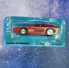 Vtg Hot Wheels Ferrari Testarossa - Red -Beige Inter. 1986 #5111 Mint In Bubble