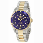 Invicta Men's Watch Pro Diver Quartz Blue Dial Two Tone Steel Bracelet 8935