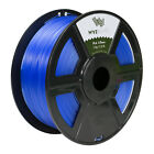 Translucent Blue PLA 1.75mm WYZworks 3D Printer Premium Filament 1kg/2.2lb