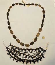 Jewelry Lot (2)  STEPHAN & CO Necklaces Wood Tone Style NEW w/ Tags 75.00 Value!