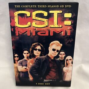 CSI: Miami : Season 3 (2004 : 8 Disc DVD Set) Digital Surround Sound