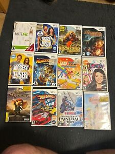 New ListingWii Games Lot - UNTESTED #1