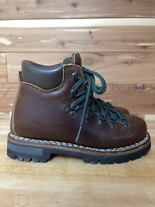 Vintage LL Bean Scarpa Hiking Mountain Boots Made In Italy Women's 7 Vibram Sole