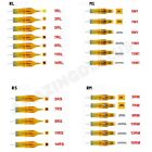 10,20,40,100pcs Disposable Needle Cartridge Sterile Tattoo Needle RL,RS,M1,RM