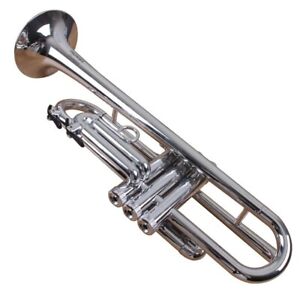 Tromba Plastic Bb Trumpet-Silver