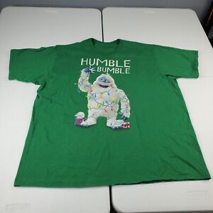Rudolph the Red Nosed Reindeer Abominable Snowman Humble Bumble T Shirt Size 2XL
