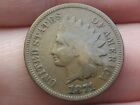 1871 Indian Head Cent Penny- VG/Fine Details, Chocolate Brown, Bold N