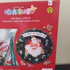 Creatology Children's Craft Kit Christmas Wreath Santa Happy Holidays for Kids