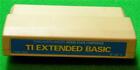 TI-99/4A TI EXTENDED BASIC CARTRIDGE BEIGE  BLUE LABEL VERY GOOD TESTED