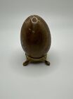 Brown Onyx Polished Egg On Stand 3.5inches