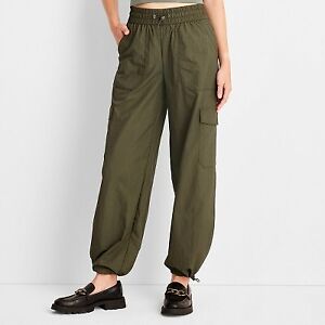 Women's Mid-Rise Slim Straight Fit Jogger Pants - A New Day