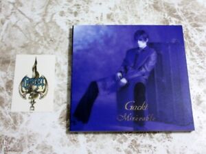 Gackt Mizerable Japan CD 1st Press Limited Edition w/Tattoo Sticker(Blue)