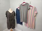 Wholesale Bulk Lot Of 4 Womens Size 2X Spring Summer Knit Casual Dresses