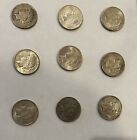 New Listingpeace silver dollars us coins lot - 9 coins. 1922(3), 1923(3), 1924, 1925, 1927